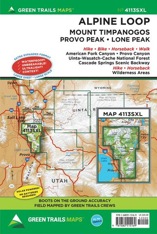 Green Trails: Alpine Loop, UT (No. 4113SXL)