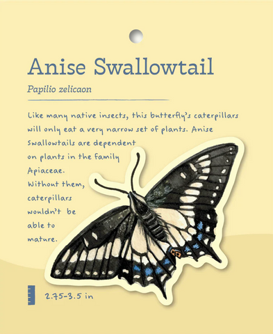 Anise Swallowtail Sticker and Bite-Sized Field Guide