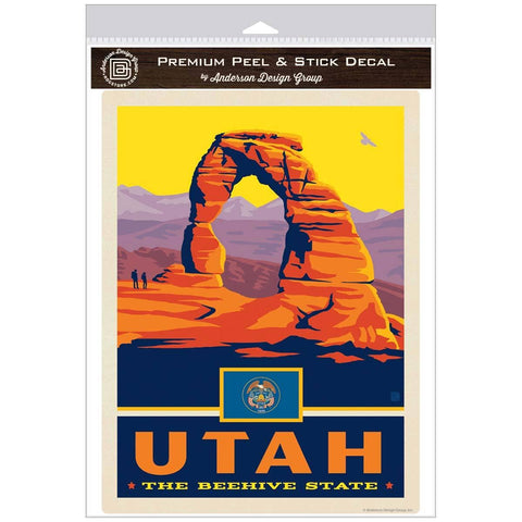 Utah Beehive State Delicate Arch Wall Decal