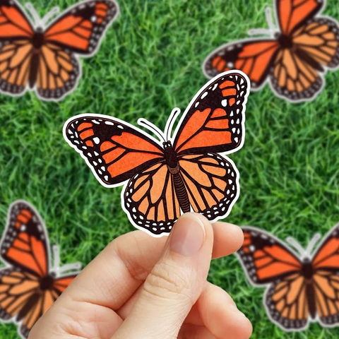 Monarch Butterfly Sticker