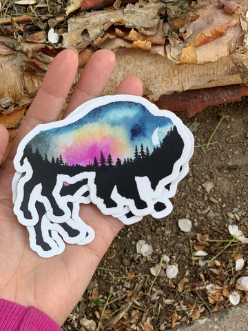 Bison Sticker