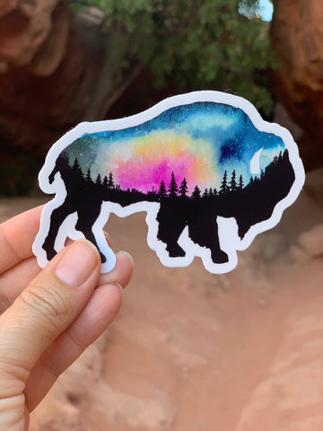 Bison Sticker