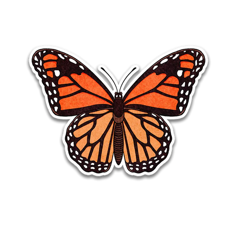 Monarch Butterfly Sticker