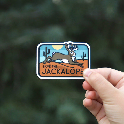 Save The Jackalope - Vinyl Sticker