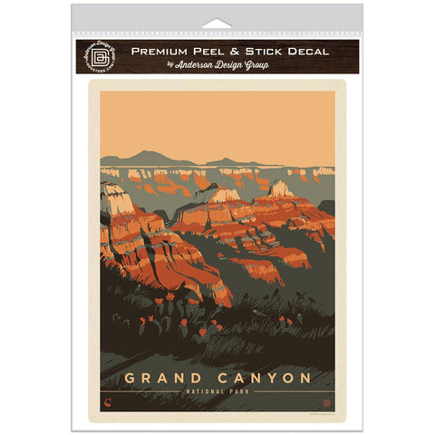 Grand Canyon Wall Decal - Vintage Style Artwork