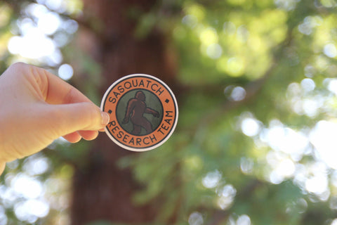 Sasquatch Research Team Bigfoot - Vinyl Sticker