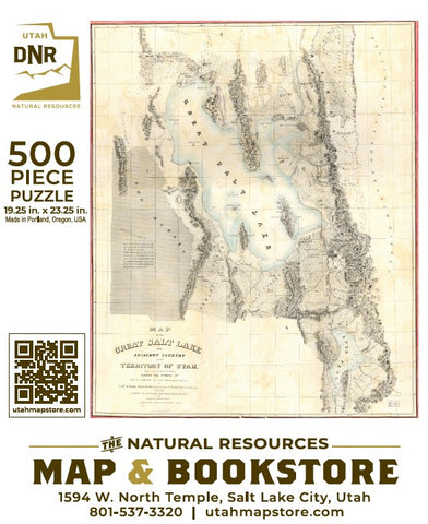 Historic Great Salt Lake & Adjacent County Jigsaw Puzzle