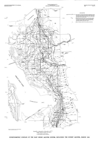 Ground-water resources and simulated effects of withdrawals in the East Shore area of Great Salt Lake, Utah  (TP-93)