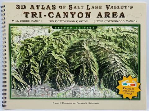 3D Atlas of Salt Lake Valley's Tri-Canyon Area: Mill Creek, Big Cottonwood, and Little Cottonwood Canyons