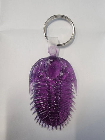 Keychain: Dinosaur & Trilobite