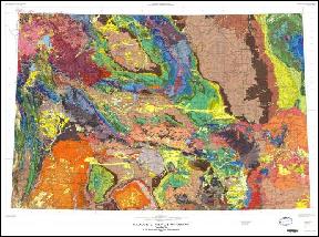 Geologic Map of Wyoming, WY