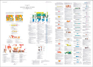 Geologic Map of Wyoming, WY