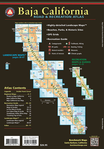 Benchmark: Baja California Road & Recreation Atlas (AT-13)