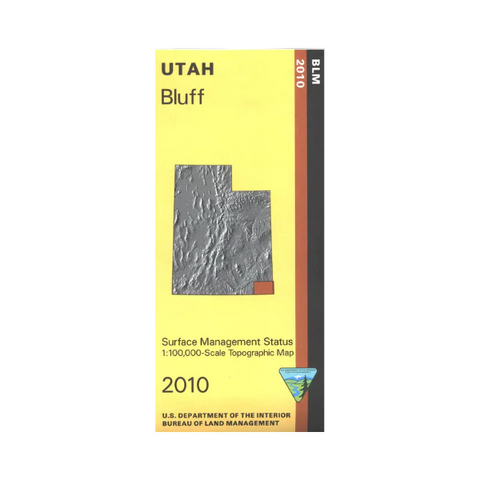 Bluff, Utah - 30x60 Minute BLM Surface Management Map