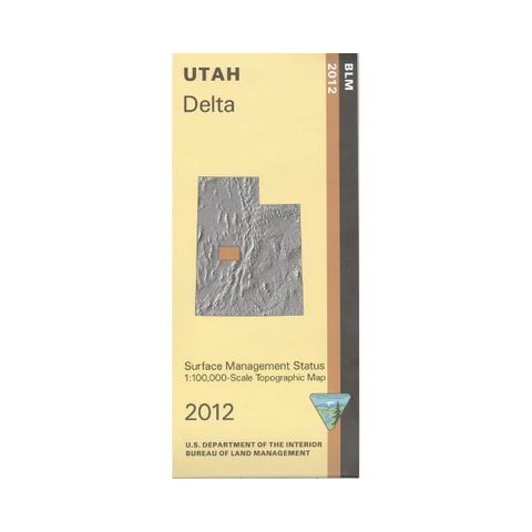 Delta, Utah - 30x60 Minute BLM Surface Management Map