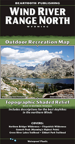 Wind River Range North (Beartooth Publishing)