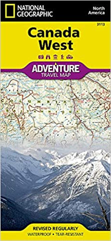 Canada West Adventure Travel Map (3113)