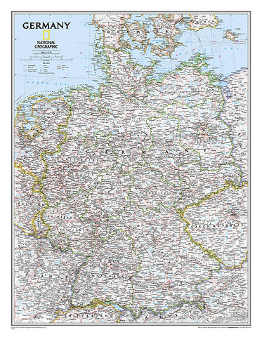 Germany Classic Wall Map