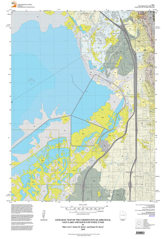 Geologic Map of the Farmington Quadrangle, Salt Lake and Davis Counties, Utah (M-279dm)