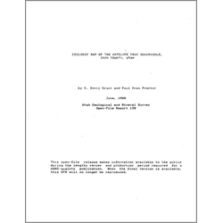 Open File Report 130, Open File Report-130, Open-File Report 130, Open-File Report-130, OFR 130, OFR130, grant, sheldon, kerry, sheldon kerry, sheldon k.., s. kerry, s.k., s. k., sk, proctor, paul, dean, paul dean, paul d., p. dean, paul a., p.d., p. d.,