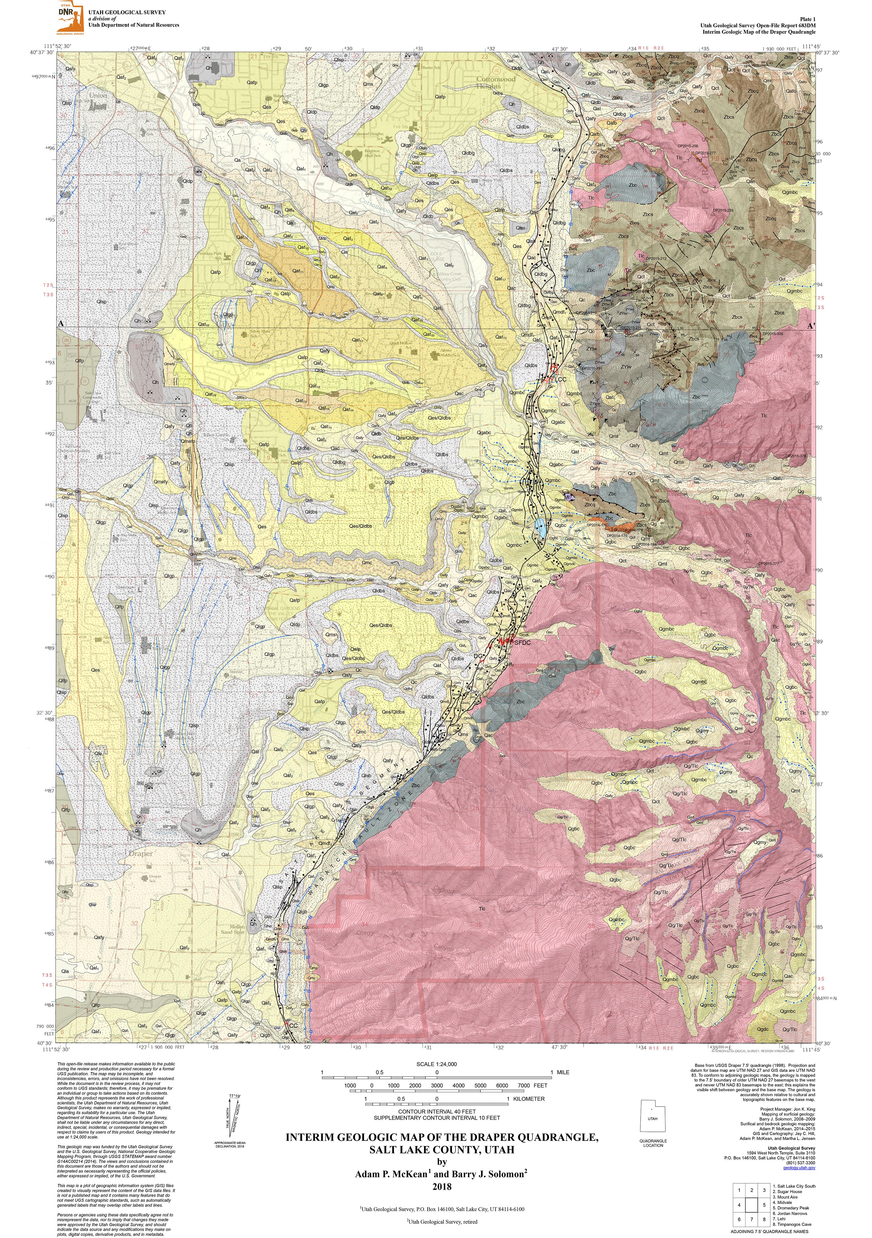 Draper Utah Map Draper Topo Map UT, Salt Lake County (Draper Area)