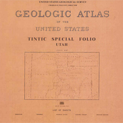 Tintic Folio CD, TinticCD, Geologic Atlas of the United States: Tintic Special Folio, Utah CD, Tintic Folio, UGS, UGMS, GES, USGS, staff