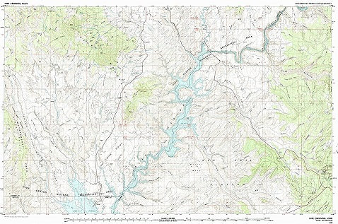 100k, wyoming, topo map