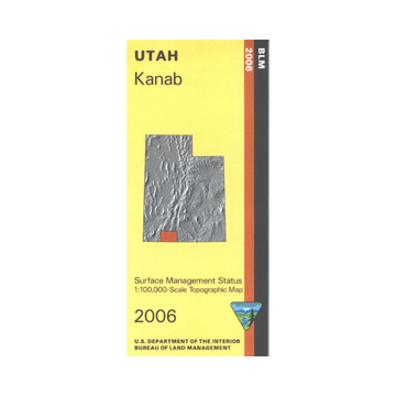 Kanab, Utah - 30x60 Minute BLM Surface Management Map