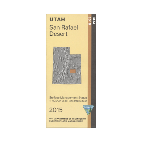 San Rafael Desert, Utah - 30x60 Minute BLM Surface Management Map