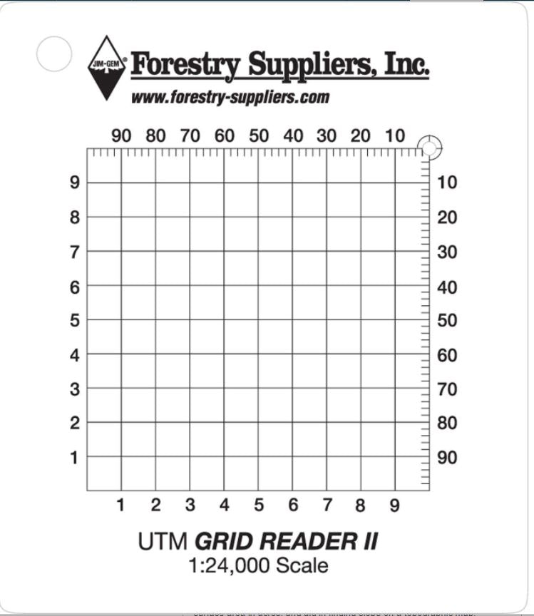 Utm Grid Reader II – The Natural Resources Map & Bookstore