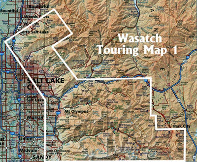 Wasc Map Wasatch Touring Map 1 – Natural Resources Map & Bookstore